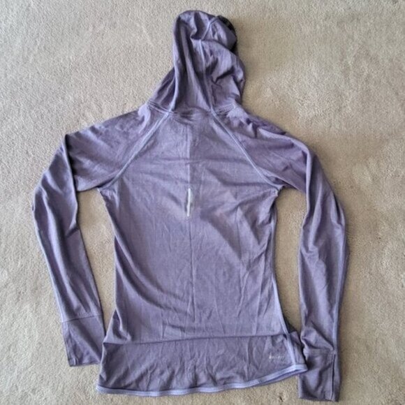 Nike Women's Running Hoodie Pullover Dri Fit Sz Small Purple - Picture 7 of 8